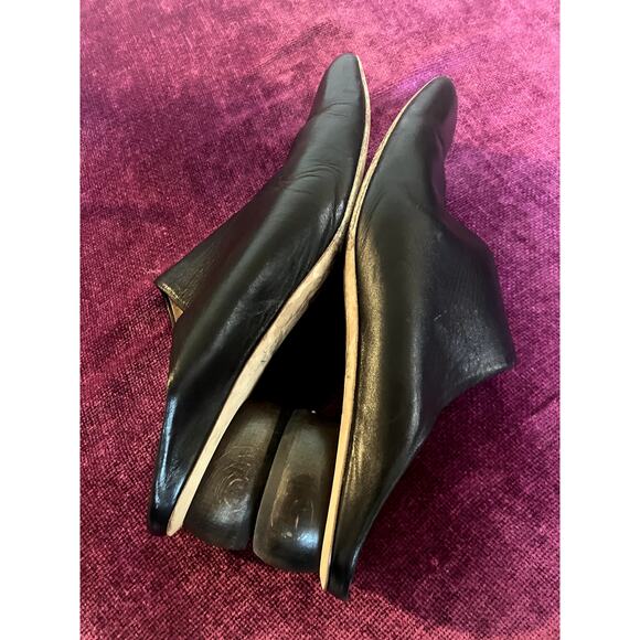 REJINA PYO Gaby Leather Mule in Black Shoes Size 39 (US 9) Slide Slip On - Picture 5 of 8